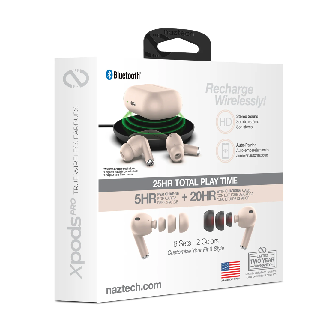 Xpods PRO True Wireless Earbuds with Wireless Charging Case
