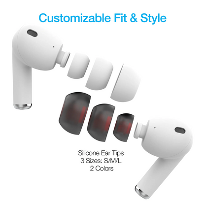 Xpods PRO True Wireless Earbuds with Wireless Charging Case