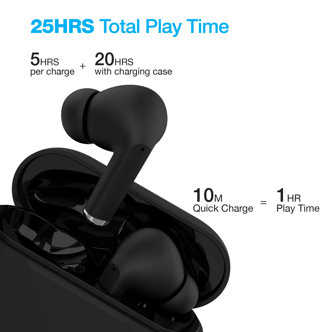 Xpods PRO True Wireless Earbuds with Wireless Charging Case