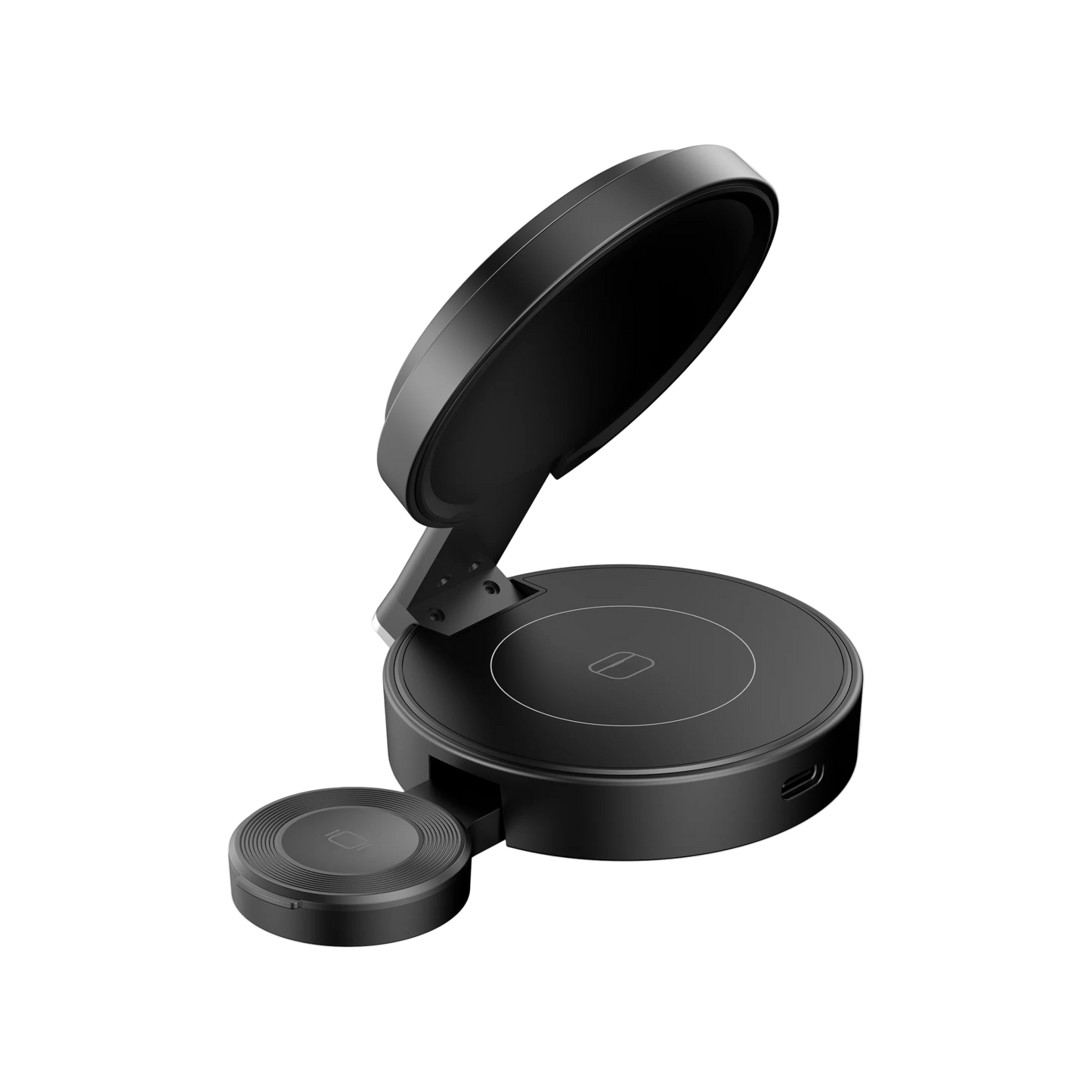 ZIZO PowerVault Fold Pro 3-in-1 15W MagSafe Charging Station with Adjustable Stand