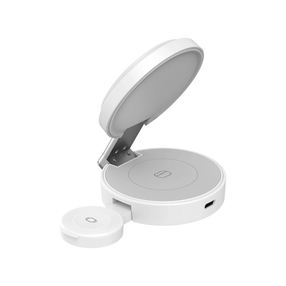 ZIZO PowerVault Fold Pro 3-in-1 15W MagSafe Charging Station with Adjustable Stand